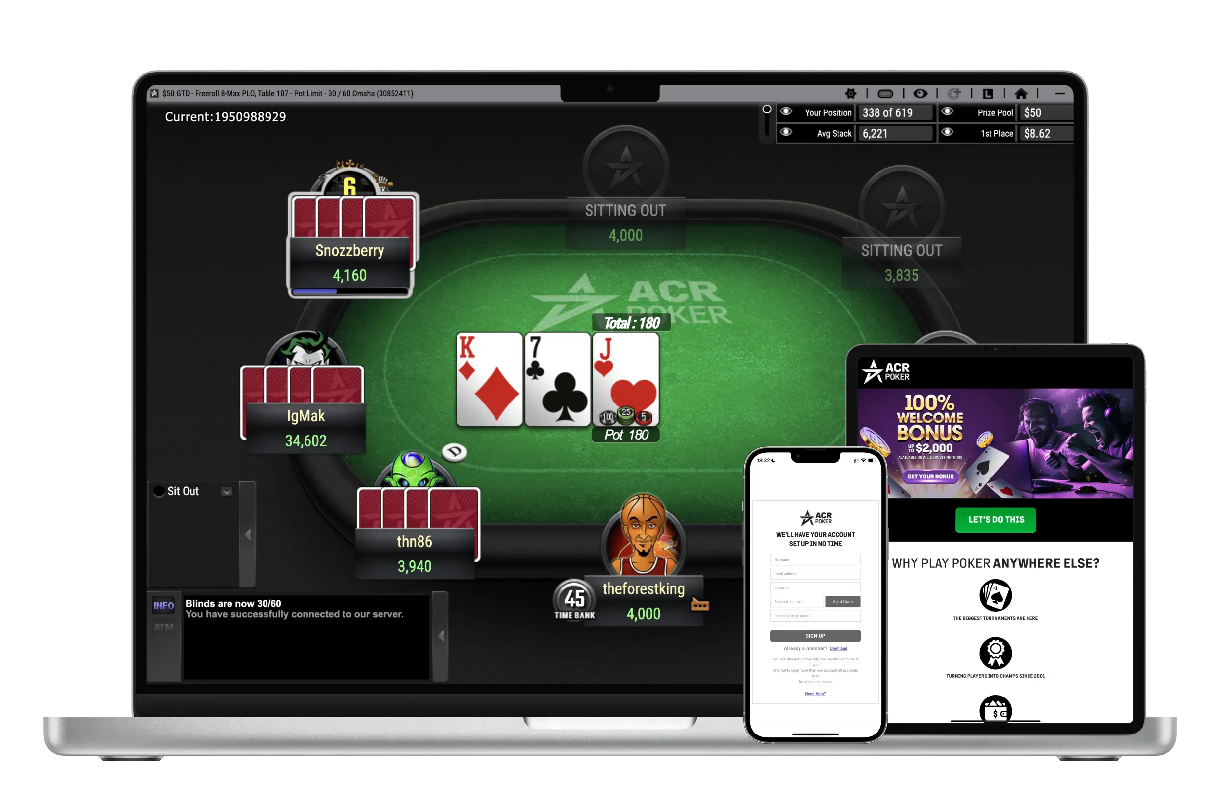 Зарегистрируйтесь, Скачайте и Установите ACR Poker (Americas Cardroom) на ПК, Мак и Андроид c официального сайта